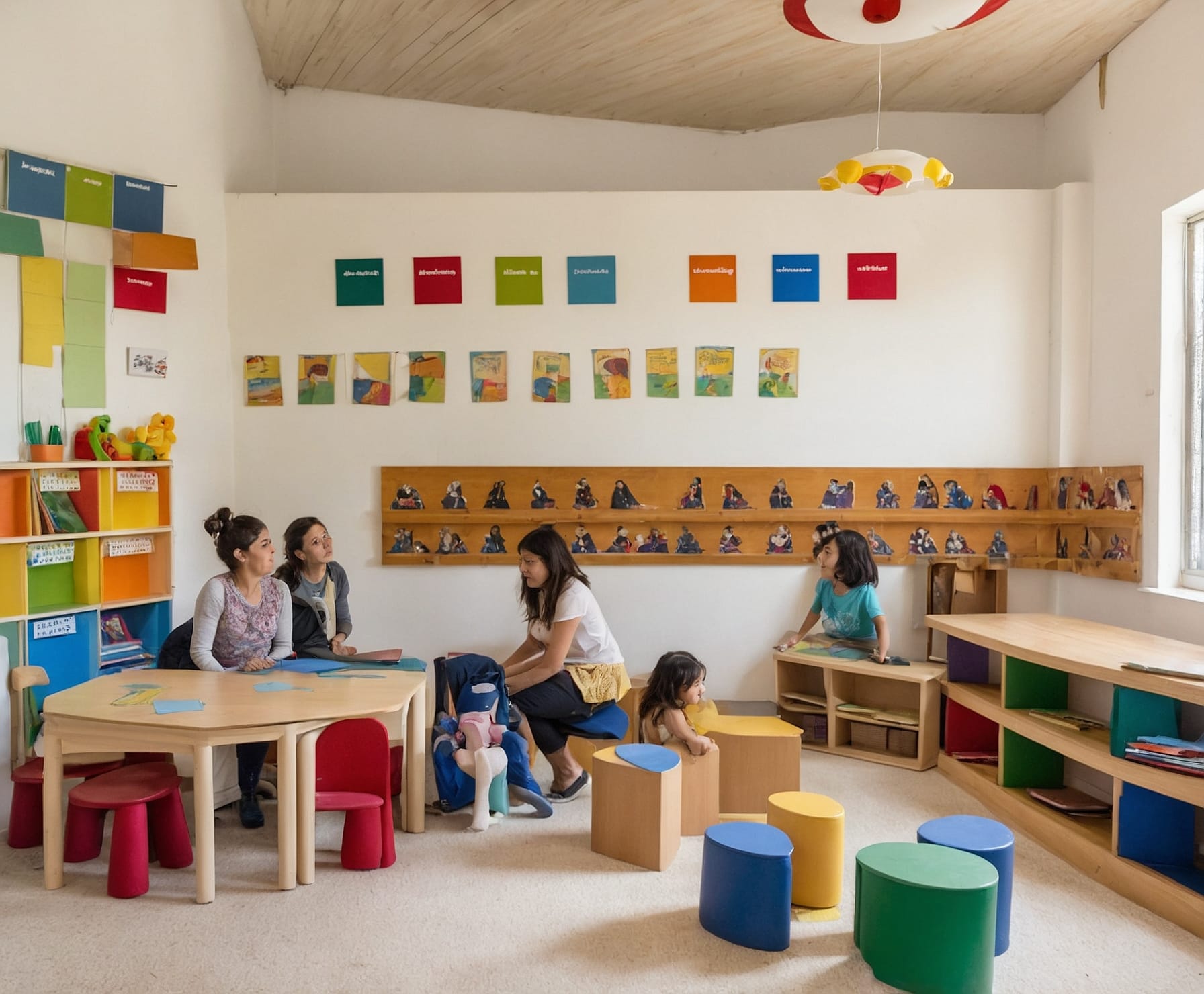 Niño participando en programa educativo terapéutico